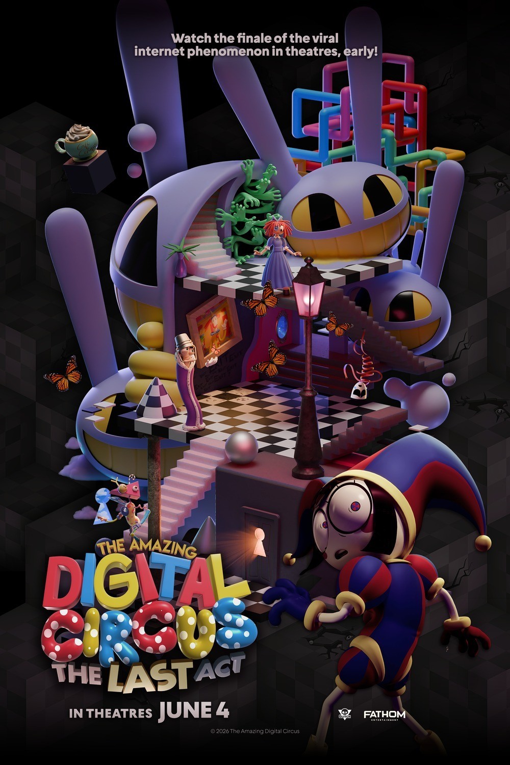The Amazing Digital Circus: The Last Act — la serie de YouTube que rompió récords de preventa y ahora llega a los cines para su gran final 