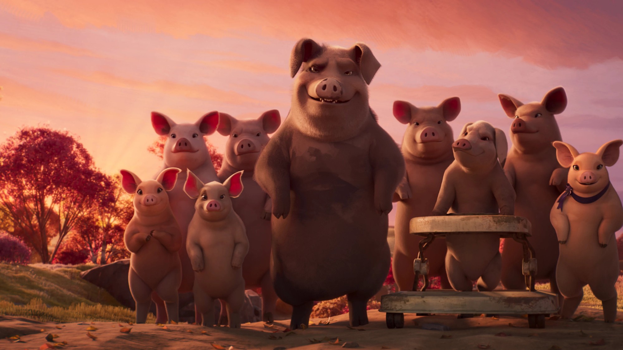 Escena de Animal Farm de Andy Serkis