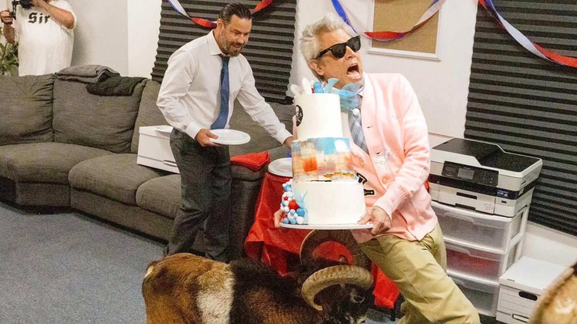 El equipo de Jackass en acción durante las grabaciones de Best and Last