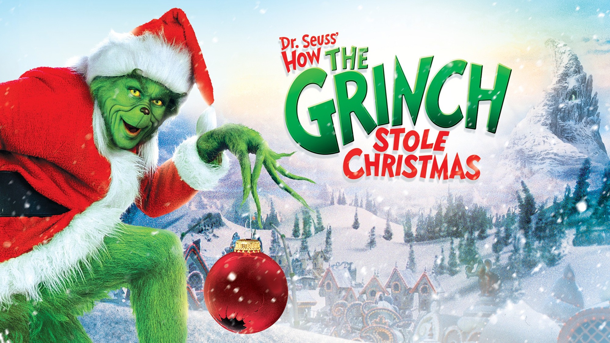 Escena de How the Grinch Stole Christmas con Jim Carrey