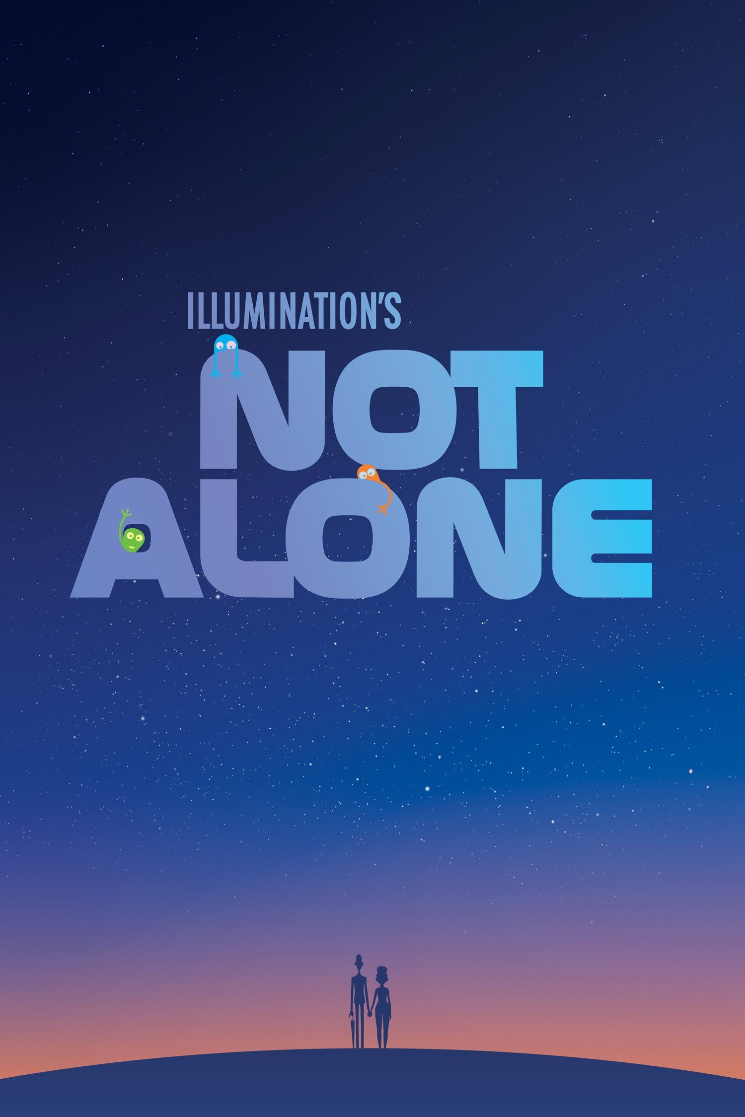 Póster oficial de Not Alone, la nueva película animada de Illumination con Timothée Chalamet y Selena Gomez