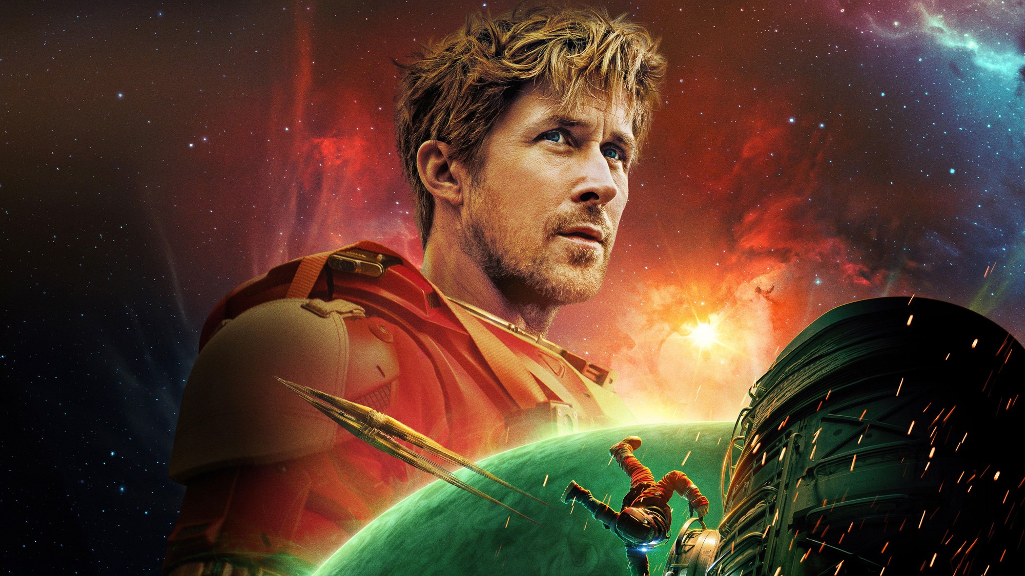 Escena de Project Hail Mary con Ryan Gosling en el espacio